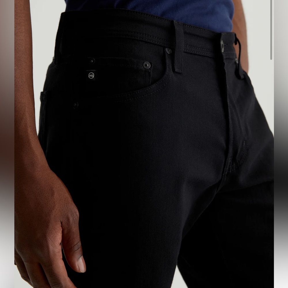 Adriano Goldschmield (AG) Black Jeans - Everett Slim Straight